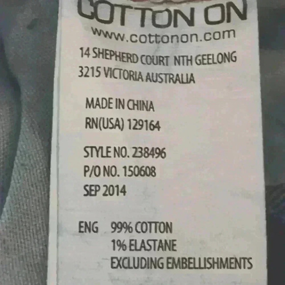 Cotton On Sporty women's distressed dark wash denim jogger jeans | size 6 - Picture 5 of 7